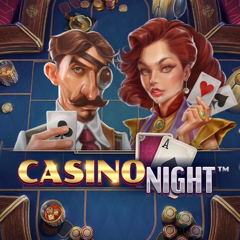 Interface du Night Casino montrant le processus de login